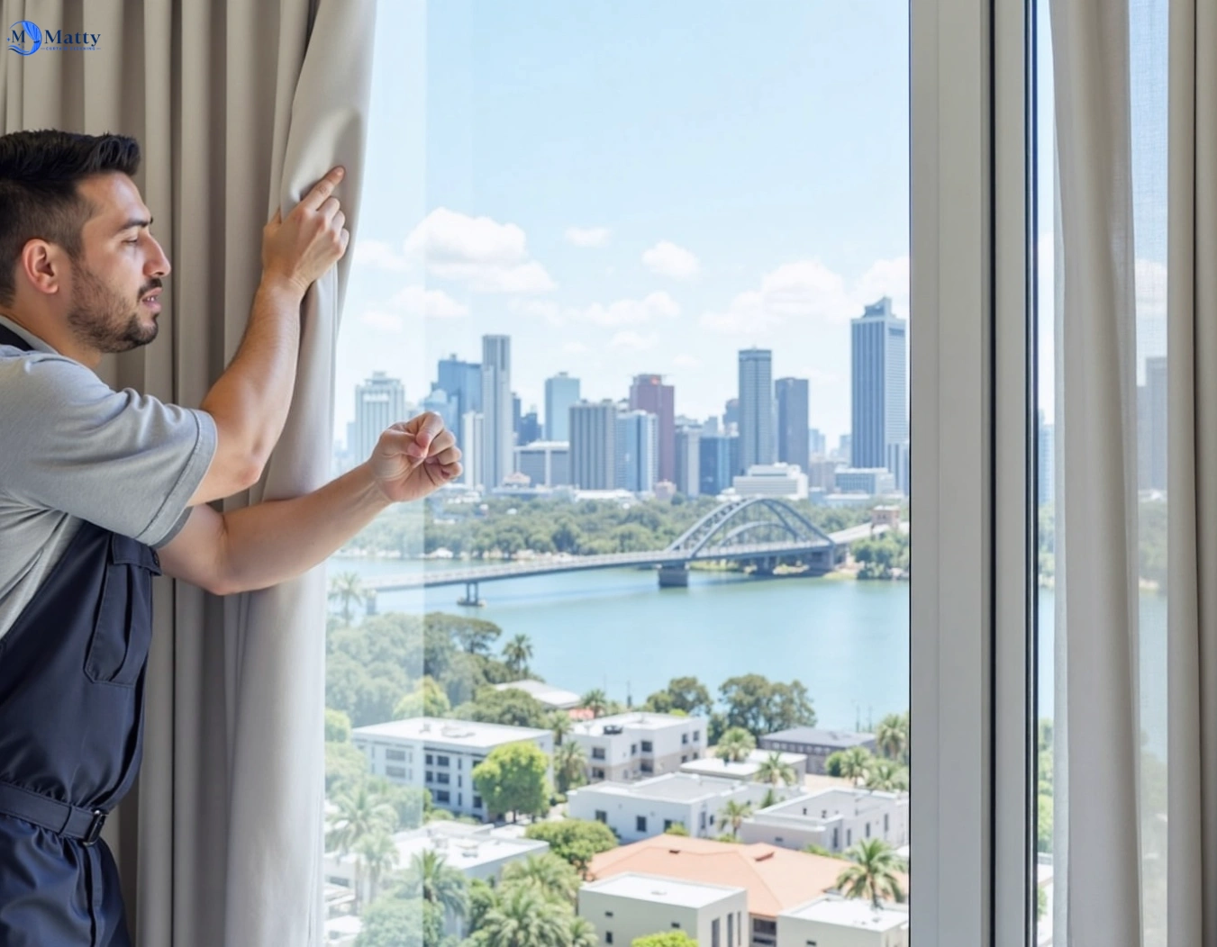 Professional curtain steam cleaning service milsons-point-nsw QLD by Matty Curtain Cleaning